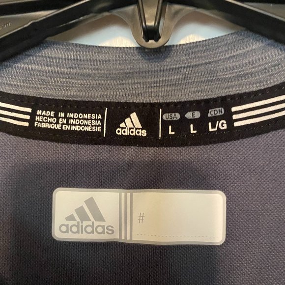 MS State Adidas Climalite ¼ Zip Pullover Shirt Men’s Size Large Gray ShortSleeve - Picture 3 of 9